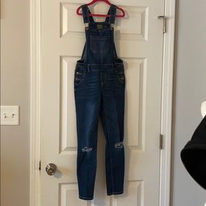 Girls True Craft jean overalls